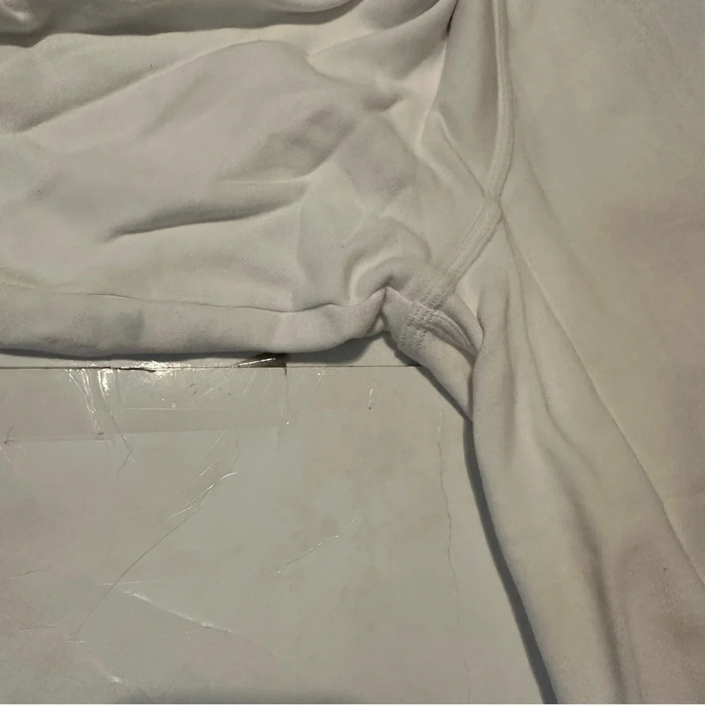 White Nike Women’s Sweater Crew Neck Large Casual Preppy Athletic - Picture 4 of 6